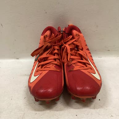 Used Nike Adult FB Cleats Orange Senior 11.5 11725-S000490547