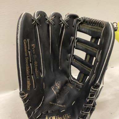 Used Louisville Slugger LPS5 BB/SB Glove LH Throw Black 14" 11725-S000490558