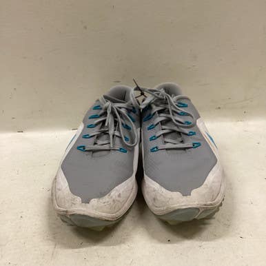 Used Nike Mens Golf Shoes Royal Blue And Grey Senior 7.5 11725-S000490174