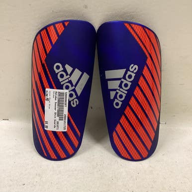 Used Adidas Soccer Shin Guards Junior Royal Blue MD 11725-S000490207