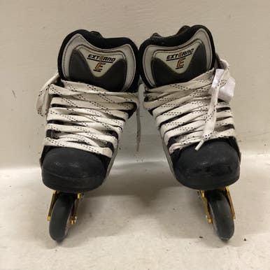 Used CCM Roller Hockey Skates Navy Blue Junior 01.5 11725-S000490222