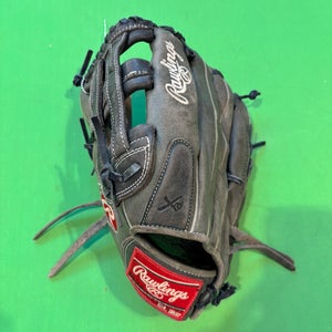 Gray Rawlings Gamer XLE LH Infield Baseball Glove 12"