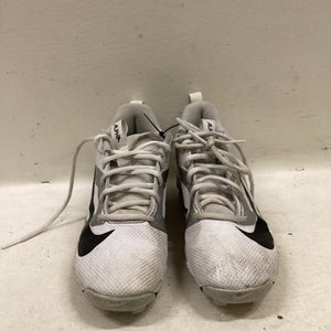 Used Nike Adult FB Cleats White Senior 4 11725-S000490095