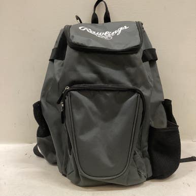 Used Rawlings BACK PACK BB/SB Player Backpack Grey 11725-S000490114