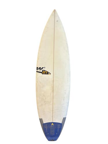 Used W3 Surfboard White 6Ft 2In 10299-S000300015
