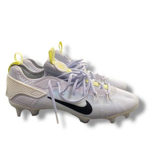 Used Nike HURRICANE 9 ELITE LOW LAX Cleats Mens White Senior 11 11375-S000365186