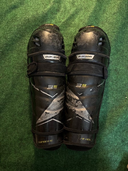 Senior Bauer 3S Pro Shin Pads 14" (Used)