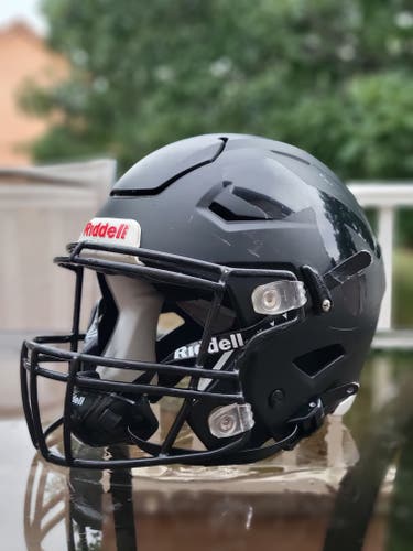 2023 Matte Black Riddell Speedflex Football Helmet Adult Size Large
