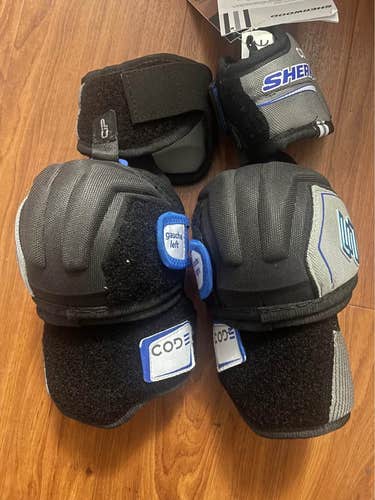 Junior Medium Sher-Wood Code TMP 2 Elbow Pads (New)