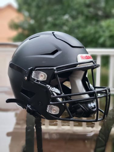 2023 Matte Black Riddell Speedflex Football Helmet Adult Size Large