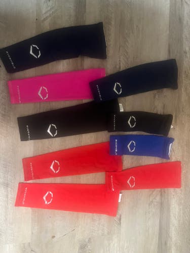 Lot of Evosheild Baseball Arm Sleeves