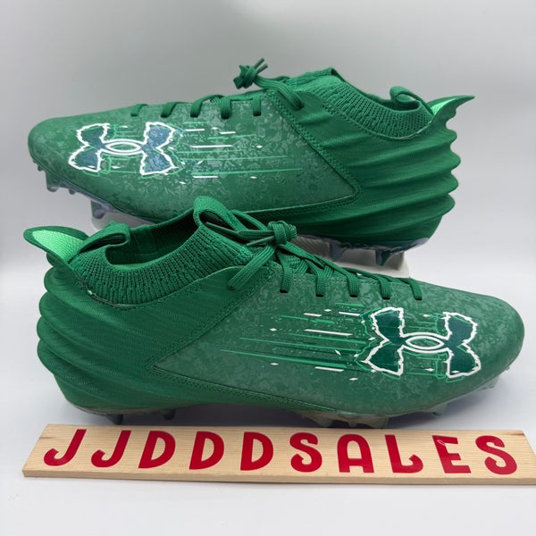Under Armour Blur 2 MC Suede Football Cleats Green 3027978-300 Men’s Sz 13 

New Without Box