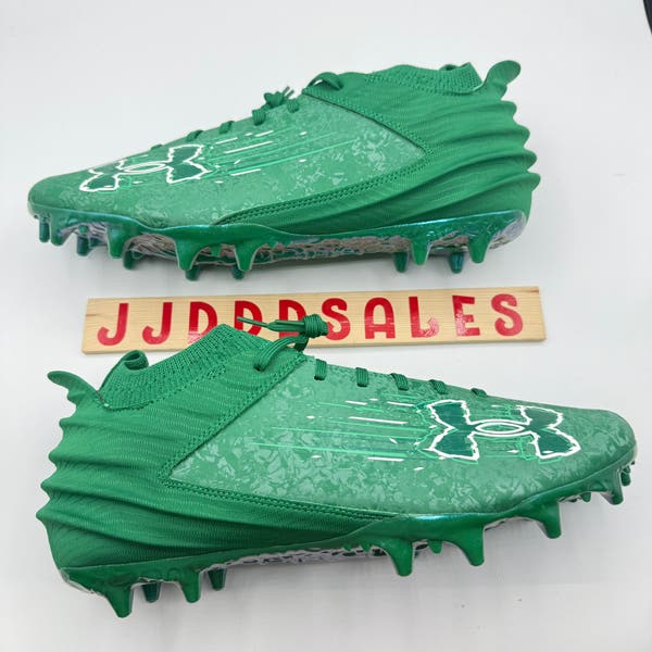 Under Armour Blur 2 MC Suede Football Cleats Green 3027978  display picture 1