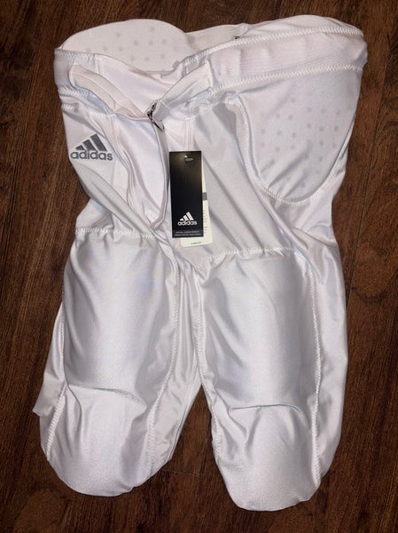 Adidas Football Integrated Pad Pants White Mens Size Large New