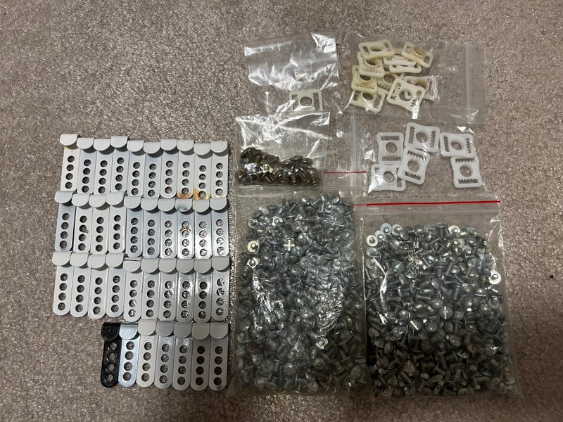 HUGE lot of Cooper Hockey Helmet Clips Screws Strap Snap Buckles Goalie Combo / Skater