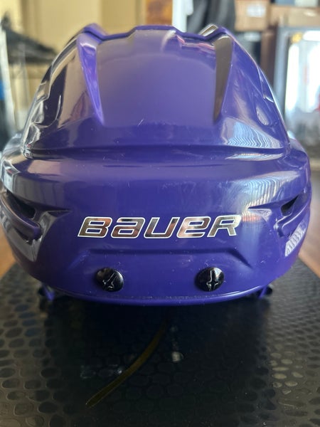 Small Bauer Re-Akt Purple Helmet (Used)