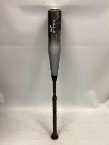 Used Rawlings ICON CARBON BB/SB USA 2 5/8 Bat 28" 11851-S000036948