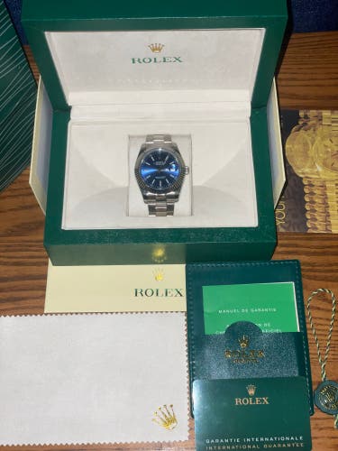 Rolex Jubilee Fluted Bezel ship next day