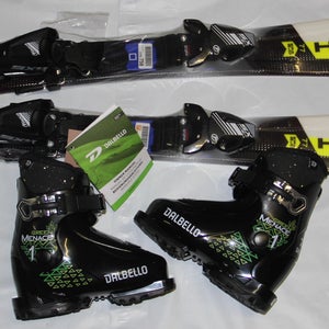 NEW HEAD Supershape kids Skis 77cm + adjustable bindings and 17.5 Mondo size boots!
