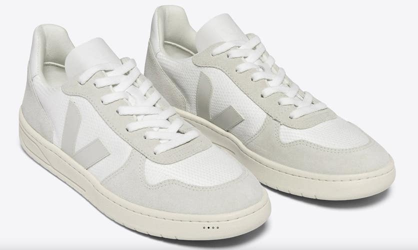 Veja V-10 B-Mesh White Natural Pierre Men 8 Wmn 10 EU 41 Sneaker Shoe Unisex