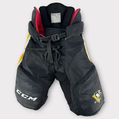 Pro Stock Used Large CCM HP45 Wilkes-Barre/Scranton Pittsburgh Penguins Hockey Pants
