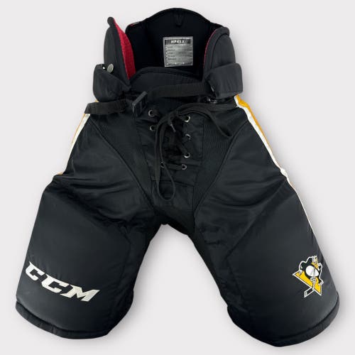Pro Stock Used Medium CCM HP45X Wilkes-Barre/Scranton Pittsburgh Penguins Hockey Pants