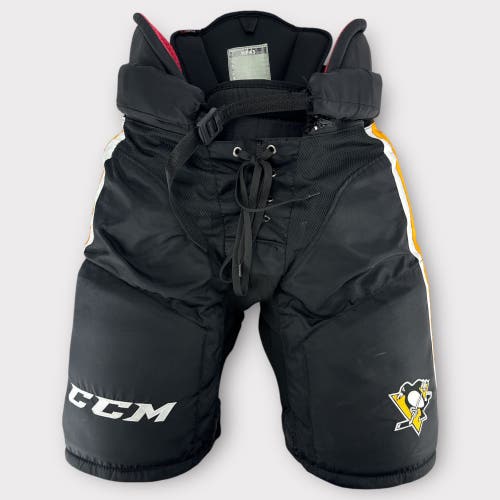 Pro Stock Used Large CCM HP45 Wilkes-Barre/Scranton Pittsburgh Penguins Hockey Pants