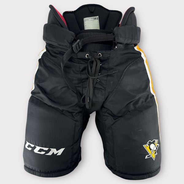 Pro Stock Used Large CCM HP45 Wilkes-Barre/Scranton Pittsburgh Penguins Hockey Pants