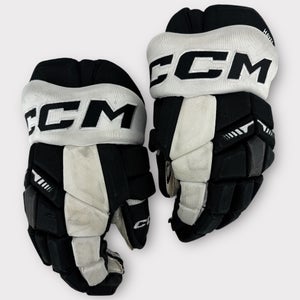 Pro Stock Used 13" CCM HGTK Tacks Wilkes-Barre/Scranton Pittsburgh Penguins Hockey Gloves
