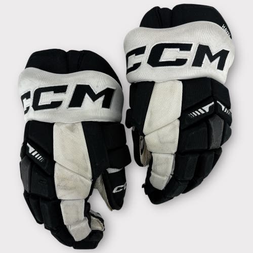 Pro Stock Used 13" CCM HGTK Tacks Wilkes-Barre/Scranton Pittsburgh Penguins Hockey Gloves
