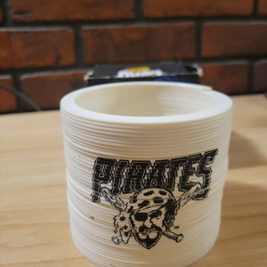 Vintage Pittsburgh Pirates Original Plastic Slinky Walking Spring Toy SGA