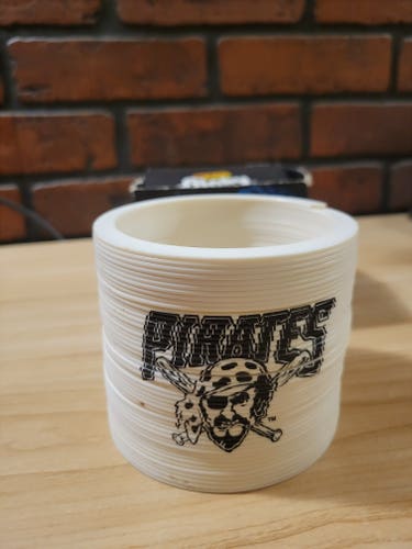 Vintage Pittsburgh Pirates Original Plastic Slinky Walking Spring Toy SGA