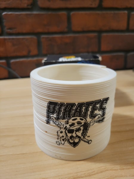 Vintage Pittsburgh Pirates Original Plastic Slinky Walking Spring Toy SGA