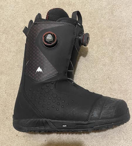 Burton Ion Boa Snowboard Boots Black Men's 9