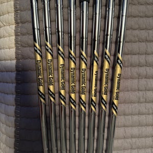 Men's 2025 True Temper Dynamic Gold X100 Shaft Set (4-GW)
