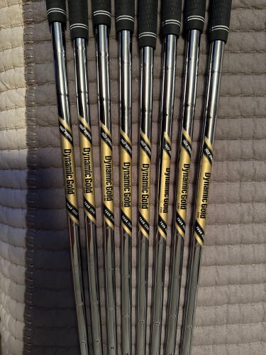 Men's 2025 True Temper Dynamic Gold X100 Shaft Set (4-GW)