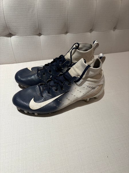 Blue Men's Size M 11.5 (W 12.5) Adult Nike Vapor Untouchable 3 High Top Turf Cleats (Used)