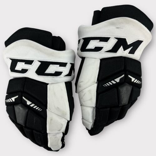 Pro Stock Used 14" CCM HGTK Tacks Wilkes-Barre/Scranton Pittsburgh Penguins Hockey Gloves