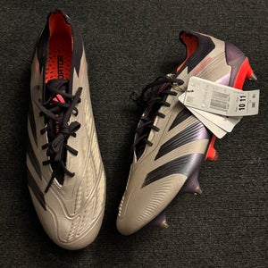 Brown Men's Size M 10.0 (W 11.0) Adidas predator ELite Detachable Cleats Cleats (New)