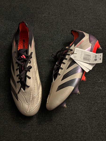 Brown Men's Size M 10.0 (W 11.0) Adidas predator ELite Detachable Cleats Cleats (New)