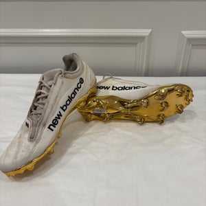 Gold All America Men's Size M 11.0 (W 12.0) Adult New Balance Low Top Turf Cleats (Used)