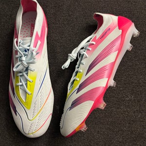 Blue Men's Size M 11.0 (W 12.0) Adidas Predator Elite FG Molded Cleats Cleats (New)