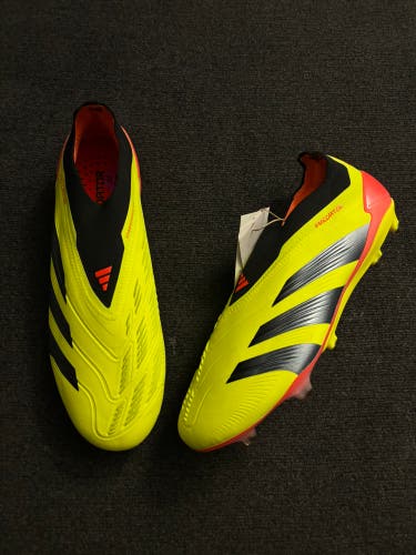Yellow Men's Size M 9.5 (W 10.5) Adidas Predator Elite FG Molded Cleats Cleats (New)