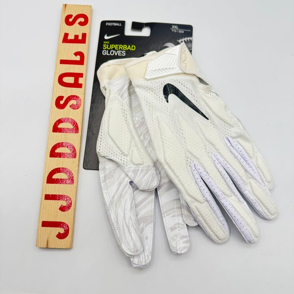 Nike Superbad 4.5 Football Gloves White NFL PGF873-102 Men's Sz XXL New