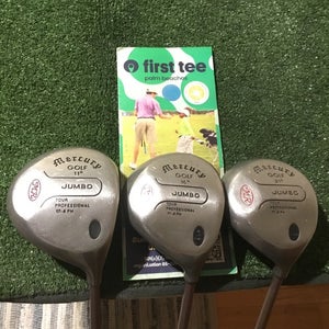 Mercury Golf Ladies Jumbo Woods Set (D, 3W, 5W)Fiber X Graphite & Training Grips