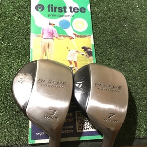 Taylormade Rescue Fairway Woods Set (3W & 7W)Regular M.A.S.2 55g Graphite Shafts