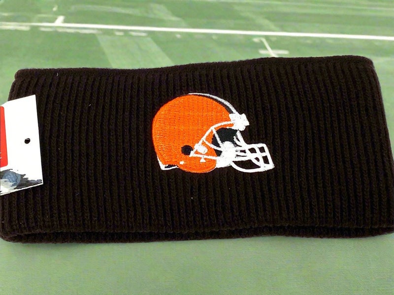 Cleveland Browns Vintage Late '90s NFL Brown Logo NOS Headband (New)