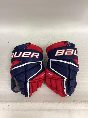 Used Bauer VAPOR 3X PRO Junior Gloves White/Red/Navy 11" 11851-S000036927