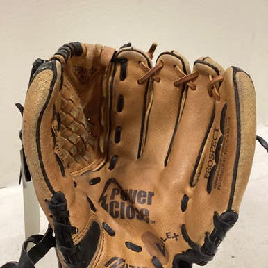 Used Mizuno POWER CLOSE PROSPECT BB/SB Glove RH Throw Brown 11 1/2" 11725-S000488872