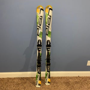 Unisex Elan Exar e-Rise 140 cm All Mountain Skis With Bindings (Used)